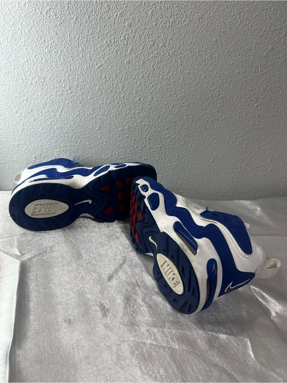 Nike Kids White, Blue and Red Athletic Sneakers